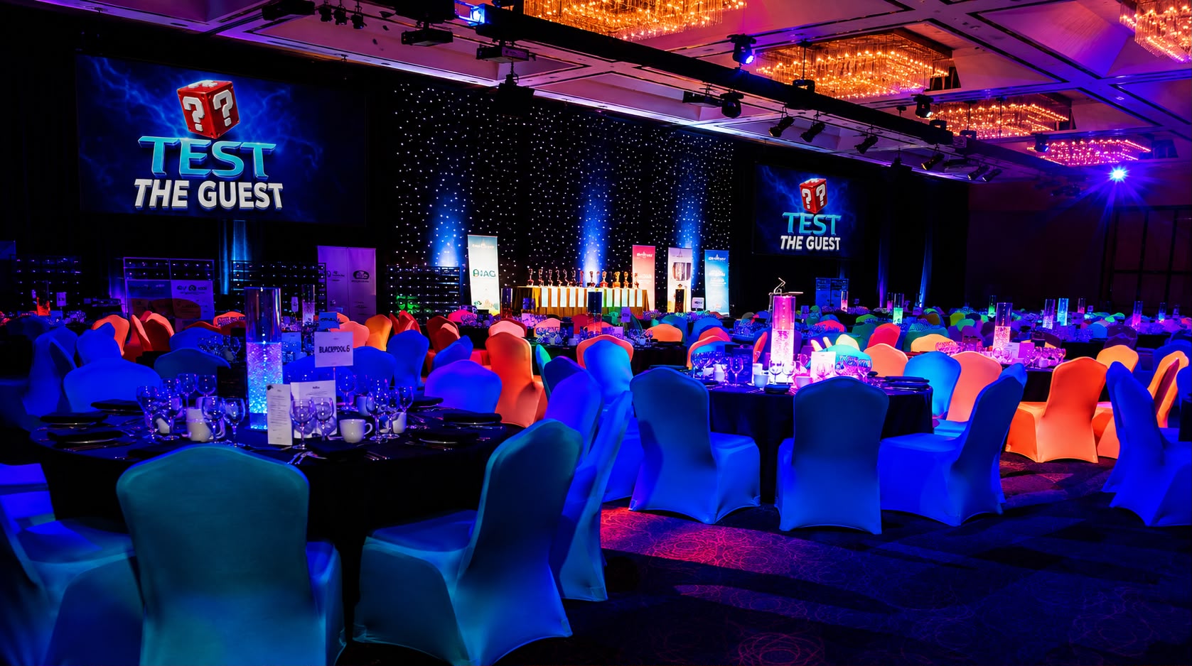 Test The Guest at a corporate dinner